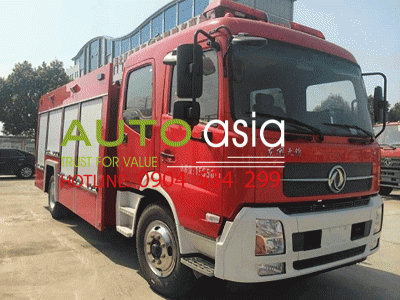 Xe cứu hỏa Dongfeng nhập khẩu 5m3 nước, 2m3 bọt