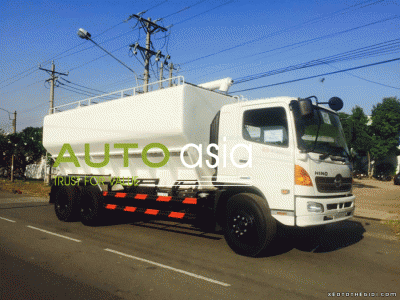 Xe tải chở thức ăn gia súc, gia cầm xe Hino FG8JPSB bồn 13 m3 (xe chở cám)