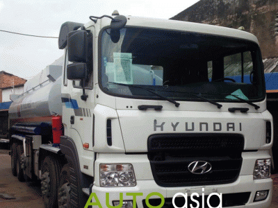 Xe bồn xitec chở xăng dầu Hyundai HD360 bồn 26 m3