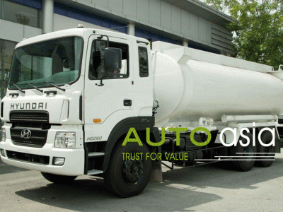 Xe bồn xitec chở xăng dầu Hyundai HD260 bồn 17m3