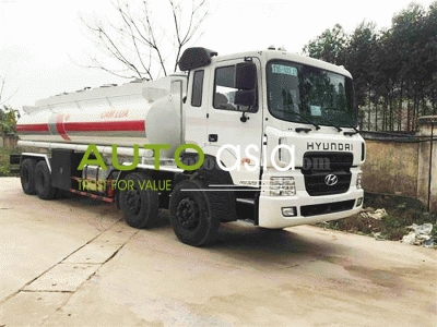 Xe bồn xitec chở xăng dầu Hyundai HD320 bồn 22m3 (22 khối)