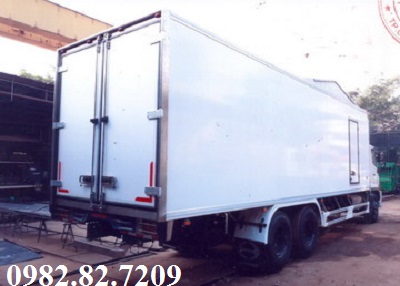 Giá xe tải hino 3 chân 15 tấn đông lạnh FL8JW7A